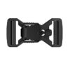 V-Buckle 40 SET LL, black flap, +zip.pul