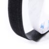 Застежка-липучка на клеевой основе Velcro, 3м-25 мм, Черный, жесткая часть