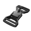 V-Buckle 40 SET LL, black flap, +zip.pul