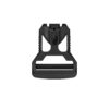 V-Buckle 40 SET LL, black flap, +zip.pul