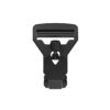 V-Buckle 40 SET LL, black flap, +zip.pul