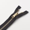 Polished metal zipper – metal bliskavka with polished teeth